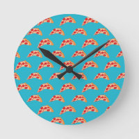 Tranche de pizza au pepperoni et fromage Vaporwave