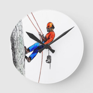 Horloge Ronde Tree Surgeon Arborist
