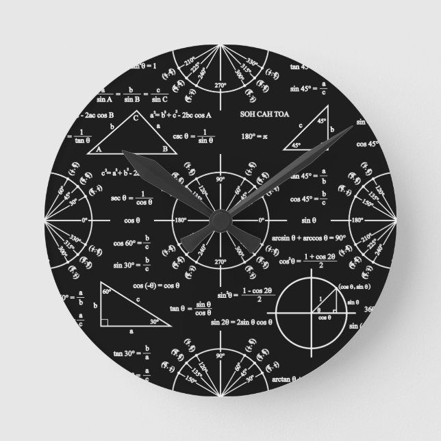 Horloge Ronde Triage et triangles (Recto)