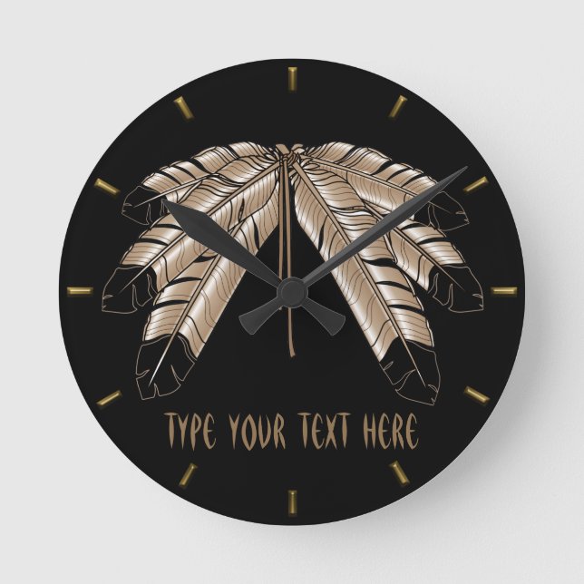 Horloge Ronde Tribe Wall Clock (Recto)