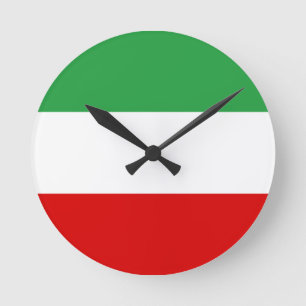 Horloge Ronde Tricolore iranien