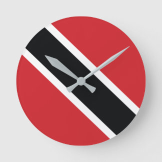 Horloge Ronde Trinidad and Tobago National Flag Clock