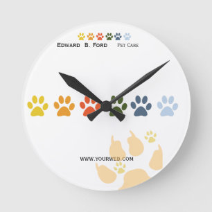 Horloge Ronde Trop d'amusements Rainbow Patrouilles Animaux