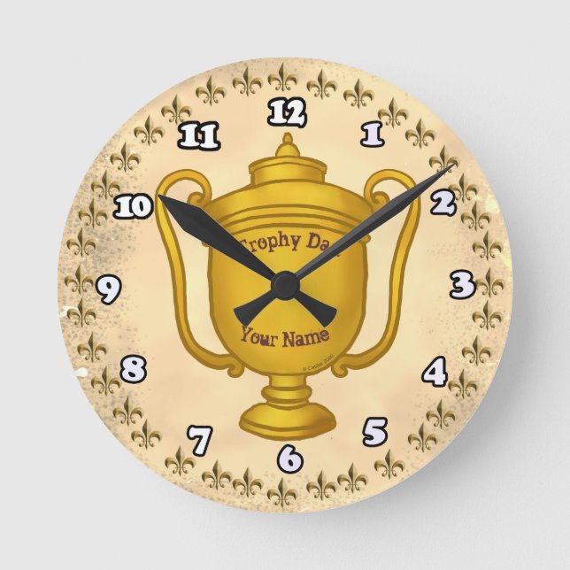 Horloge Ronde Trophée papa (Recto)