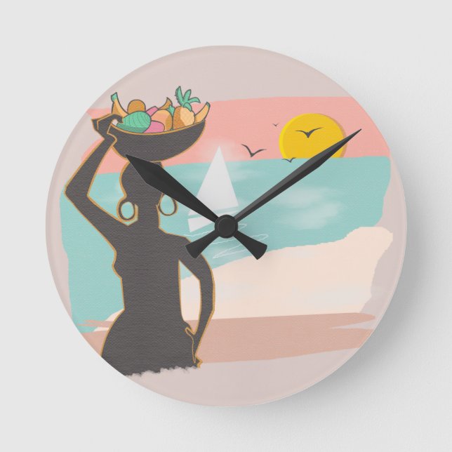 Horloge Ronde Tropicalisa  (Recto)