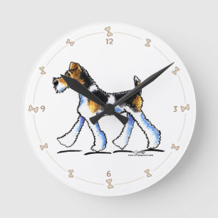 Horloge Ronde Trot de Wire Fox