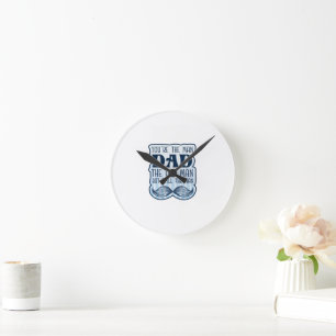 Horloge Ronde Tu es l'homme papa le vieil homme mais toujours l'