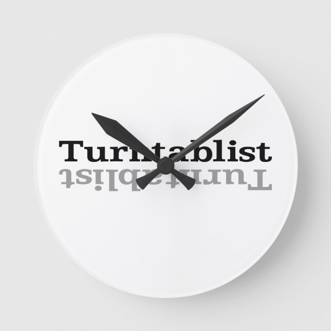 Horloge Ronde Turnstitut ʇ sılqɐ ʇ ud n (Recto)