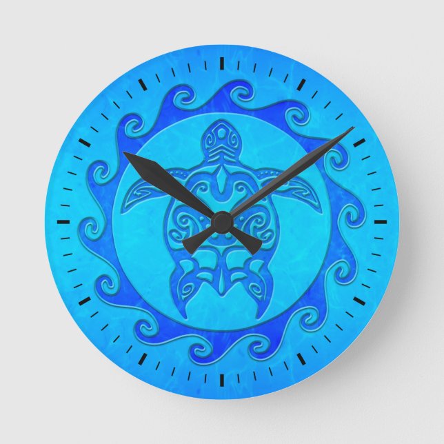 Horloge Ronde Turtle Sun (Recto)