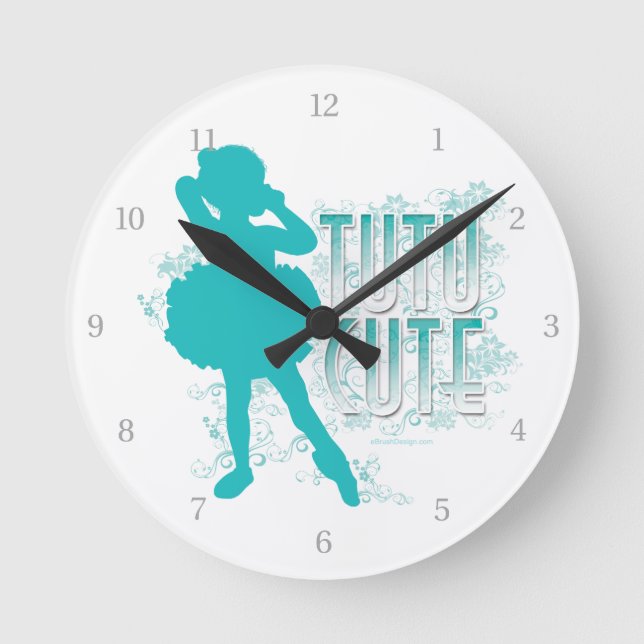 Horloge Ronde Tutu Cute (Recto)
