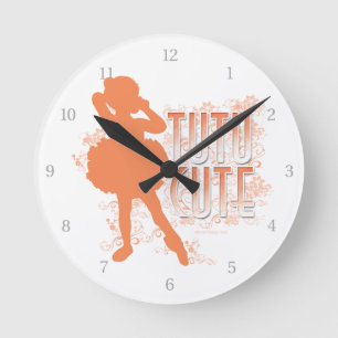 Horloge Ronde Tutu Cute