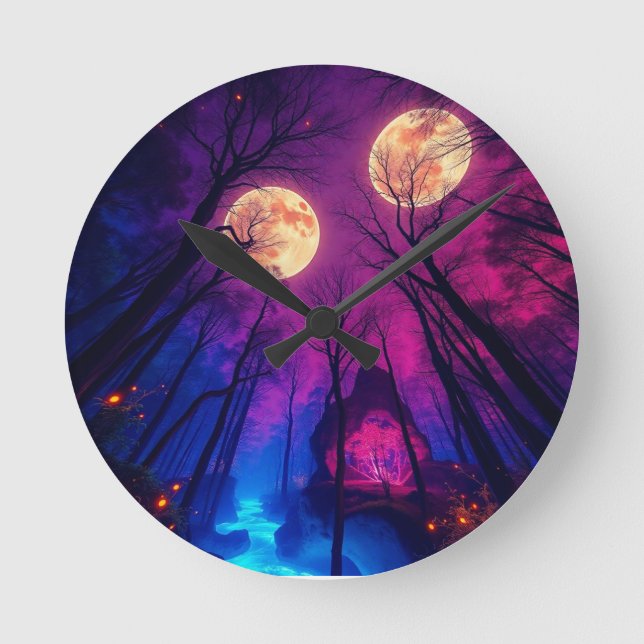 Horloge Ronde Twin Moon (Recto)