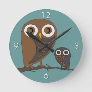 Horloge Ronde Two Hooters