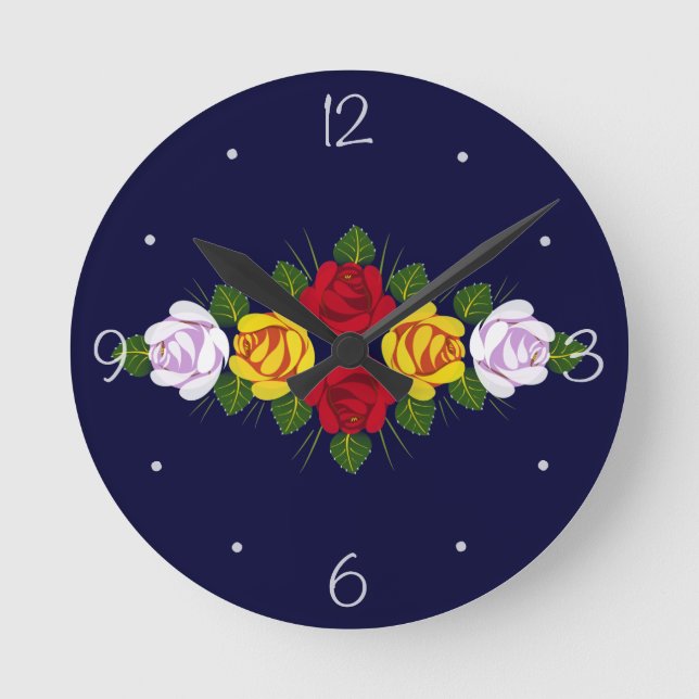 Horloge Ronde UK Canal rose (Recto)