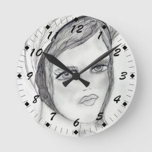 Horloge Ronde Un aileron