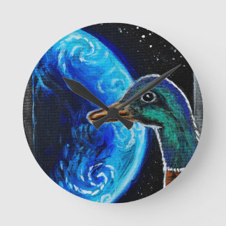 Horloge Ronde Un canard envoyé dans l'espace extra-atmosphérique