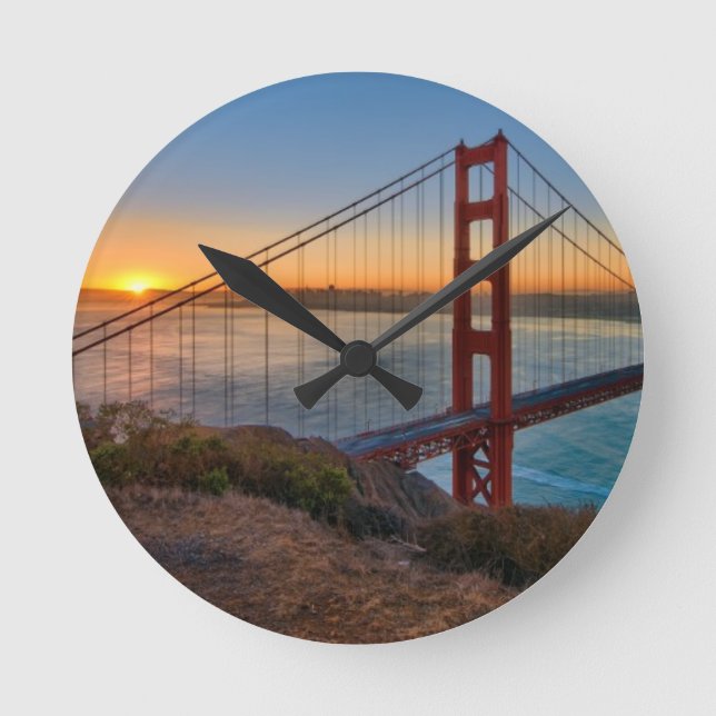 Horloge Ronde Un lever de soleil absolument renversant (Recto)