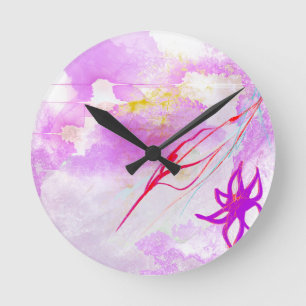 Horloge Ronde Une abstraction vivante