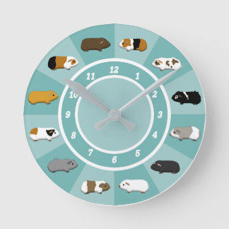 Horloge Ronde Une montre avec cobaye