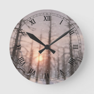 Horloge Ronde Une nuit d'hiver à l'horloge du rêve