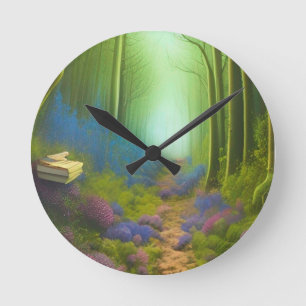 Horloge Ronde Une promenade à travers le bois enchanté