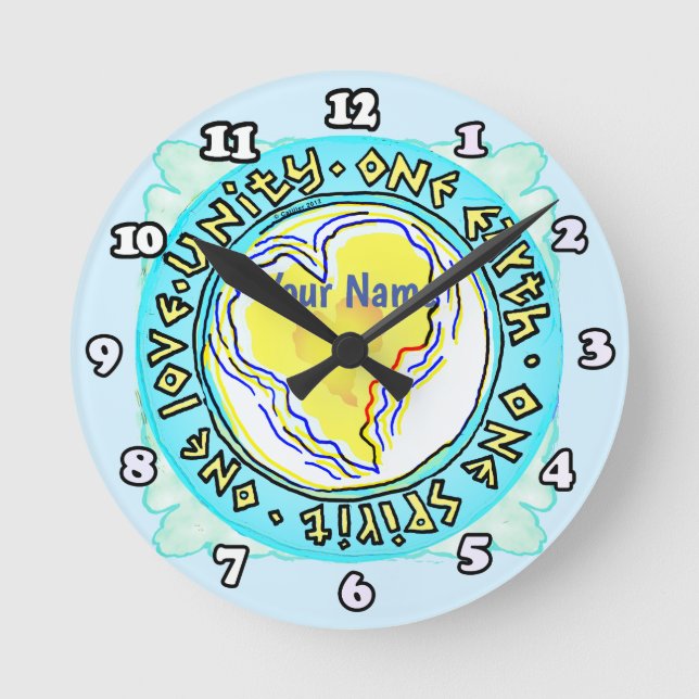 Horloge Ronde Une Terre (Recto)