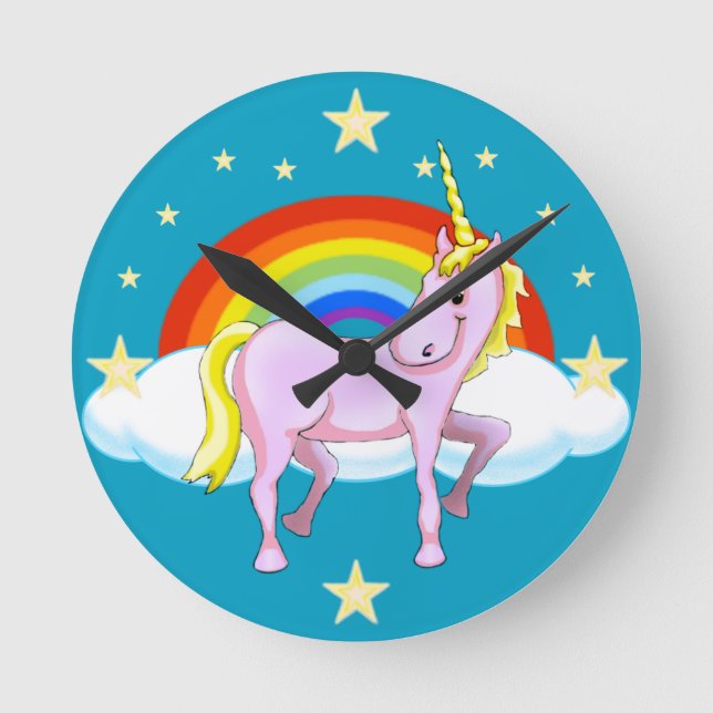Horloge Ronde Unicorn Wall (Recto)