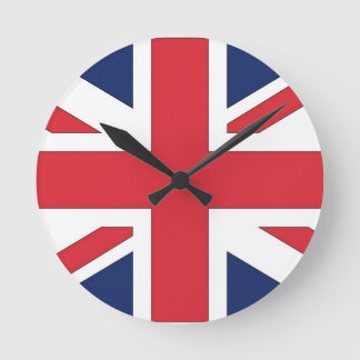 Horloge Ronde Union Jack, drapeau du Royaume-Uni