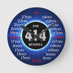 Horloge Ronde USS Russell (DD-414)