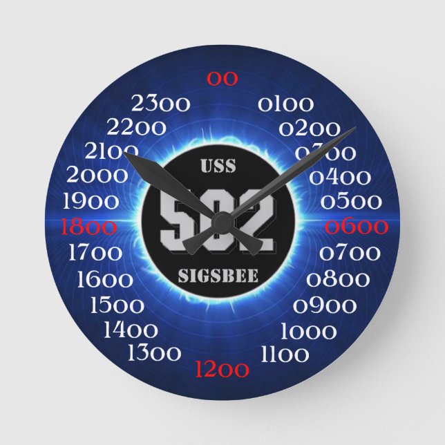 Horloge Ronde USS Sigsbee (Recto)