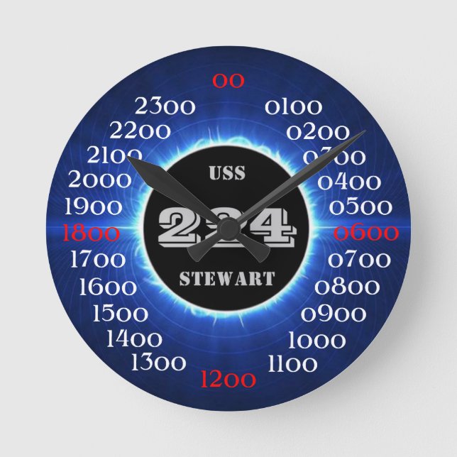 Horloge Ronde USS Stewart (Recto)