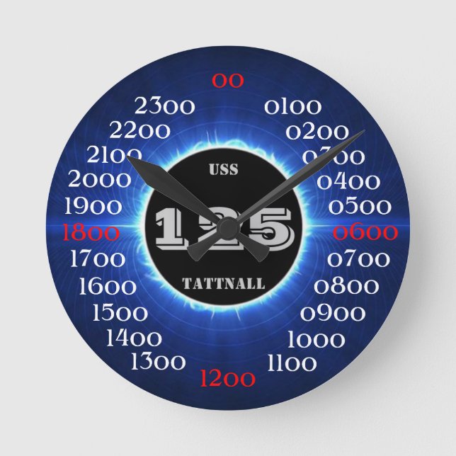 Horloge Ronde USS Tattnall (DD-125) (Recto)