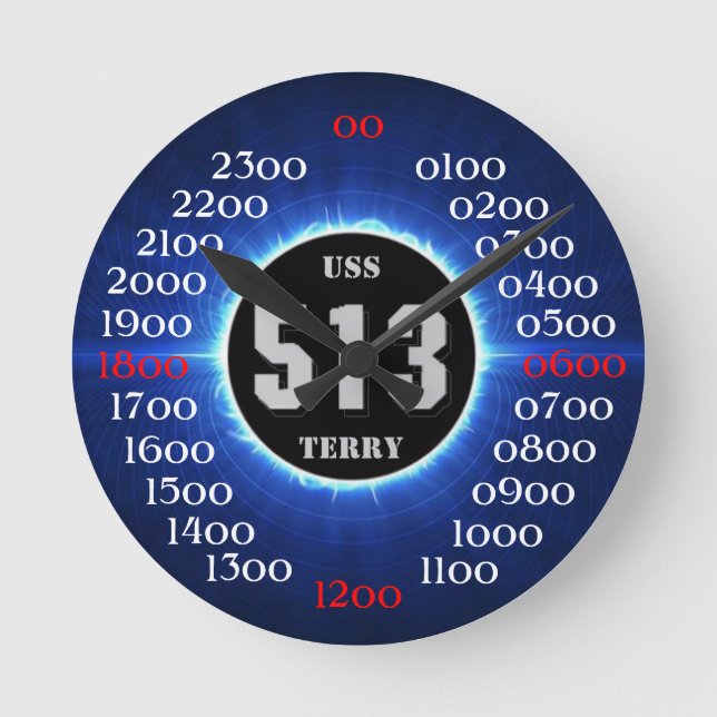 Horloge Ronde USS Terry (DD-513) (Recto)