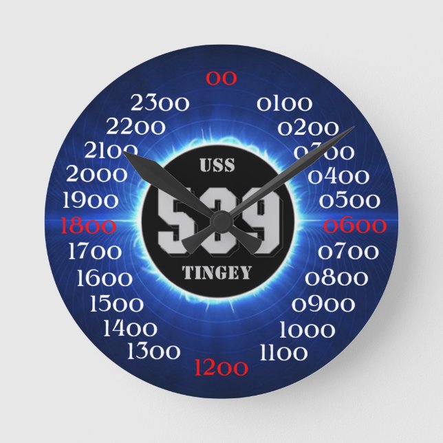 Horloge Ronde USS Tingey (DD-539) (Recto)