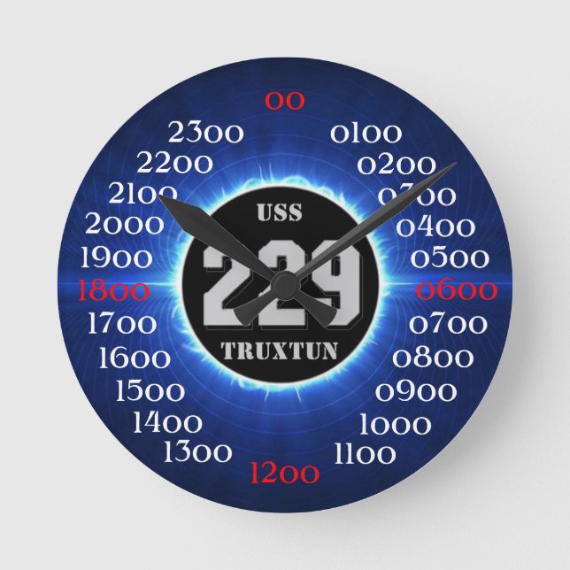 Horloge Ronde USS Truxtun (DD-229) (Recto)