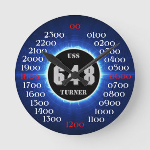 Horloge Ronde USS Turner