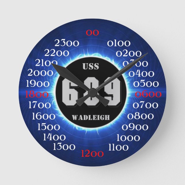 Horloge Ronde USS Wadleigh (Recto)