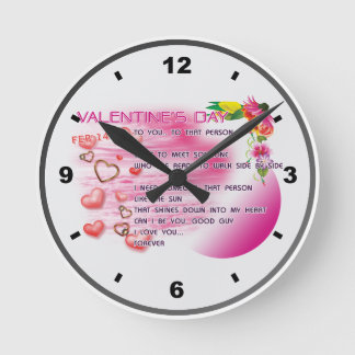 Horloge Ronde Valentine 2026-Horloge-FRA