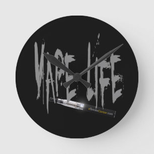 Horloge Ronde Vape Life !