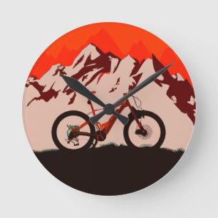 Horloge Ronde Vélo Mountain Adventure