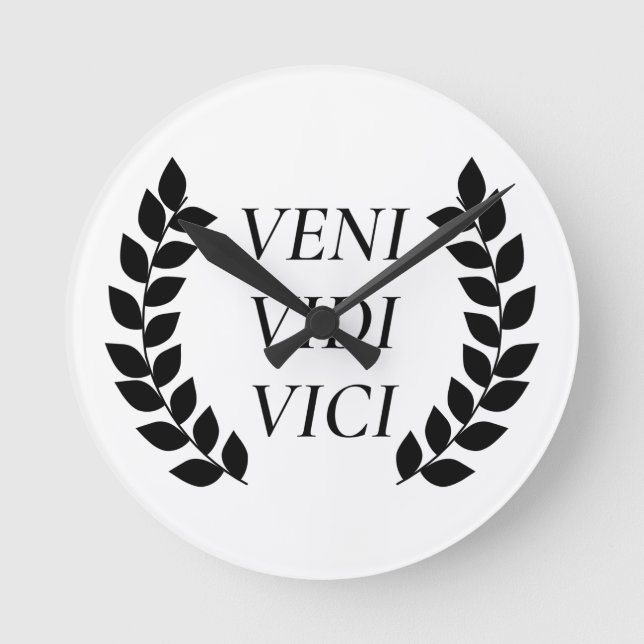 Horloge Ronde Veni Vidi Vici (Recto)