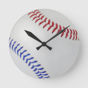 Horloge Ronde Ventilateur de baseball-tastic_Color Laces_All-Ame