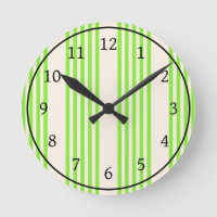Vert citron vert et beige cinq rayures motif