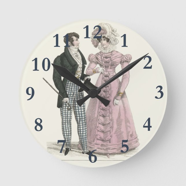 Horloge Ronde Victorian Wedding Man Woman Dressy (Recto)