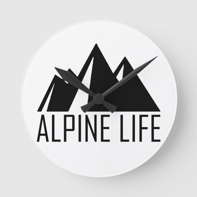 Horloge Ronde Vie alpine (Recto)