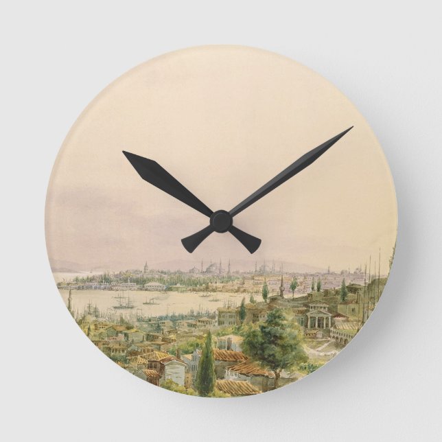 Horloge Ronde View of Constantinople from Pera (Recto)