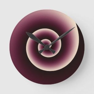 Horloge Ronde Vin Red Twirl