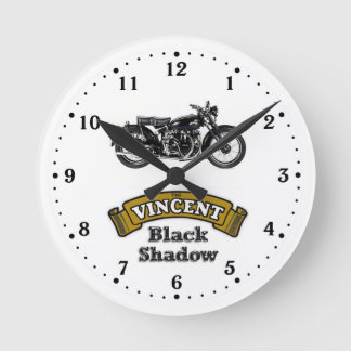 Horloge Ronde Vincent Black Shadow wall clock