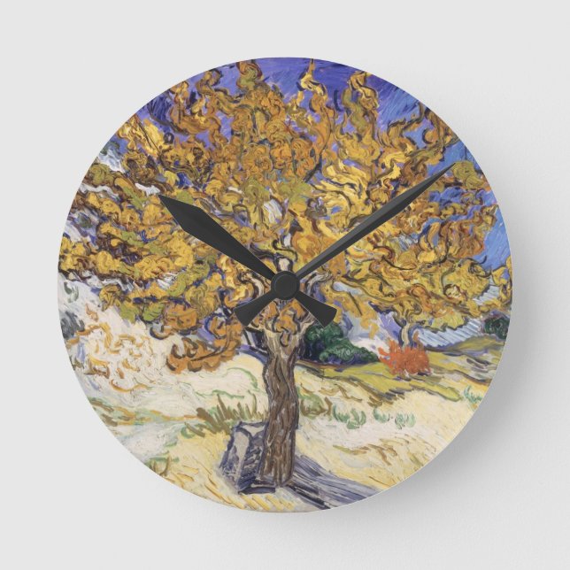 Horloge Ronde Vincent van Gogh | Mulberry Tree, 1889 (Recto)