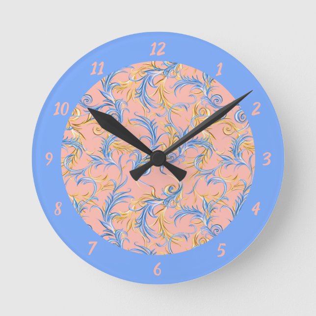 Horloge Ronde Vintage Arabesque (Recto)